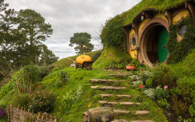 New Zealand – the north island. Welcome to Hobbiton